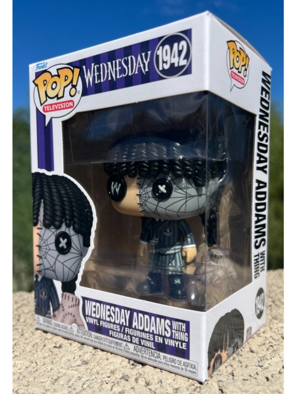 Funko Pop Television - Patchwork Wednesday Addams with Thing (#1942, NEW)